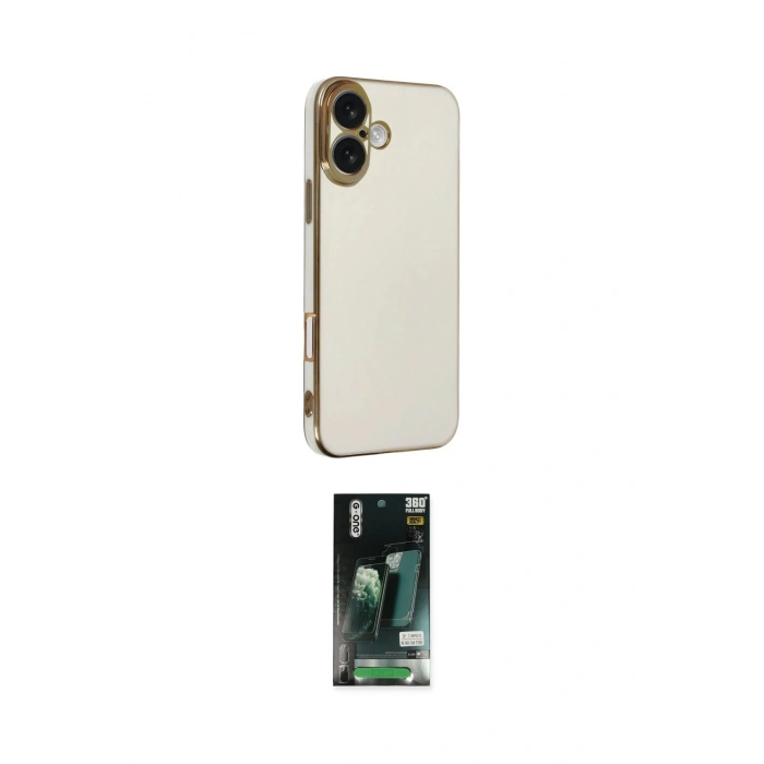 MARSİLYAN™- iPhone 16 Kılıf Yankı Serisi - Siyah 360 Mat Full Body Arka Koruyucu