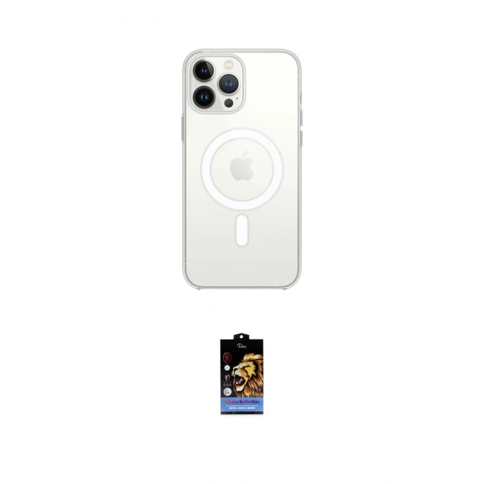 MARSİLYAN™- iPhone 16 Pro Kılıf Kutup Klasik Serisi - Siyah Buffer Hayalet Cam Ekran Koruyucu