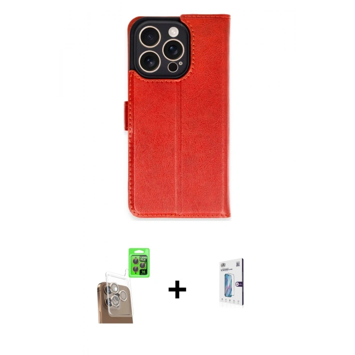 MARSİLYAN™- iPhone 16 Pro Kılıf Siluet Işık Serisi - Siyah Bilvis 0.18mm Plus Cam Ekran Koruyucu + Raze Metal Kamera Lens - CLTM