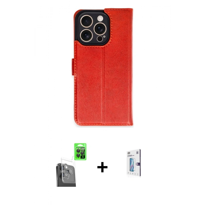 MARSİLYAN™- iPhone 16 Pro Kılıf Siluet Işık Serisi - Siyah Bilvis 0.18mm Plus Cam Ekran Koruyucu + Raze Metal Kamera Lens - SH