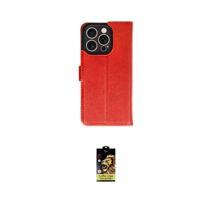 MARSİLYAN™- iPhone 16 Pro Kılıf Siluet Işık Serisi - Siyah Buffer Cam Ekran Koruyucu