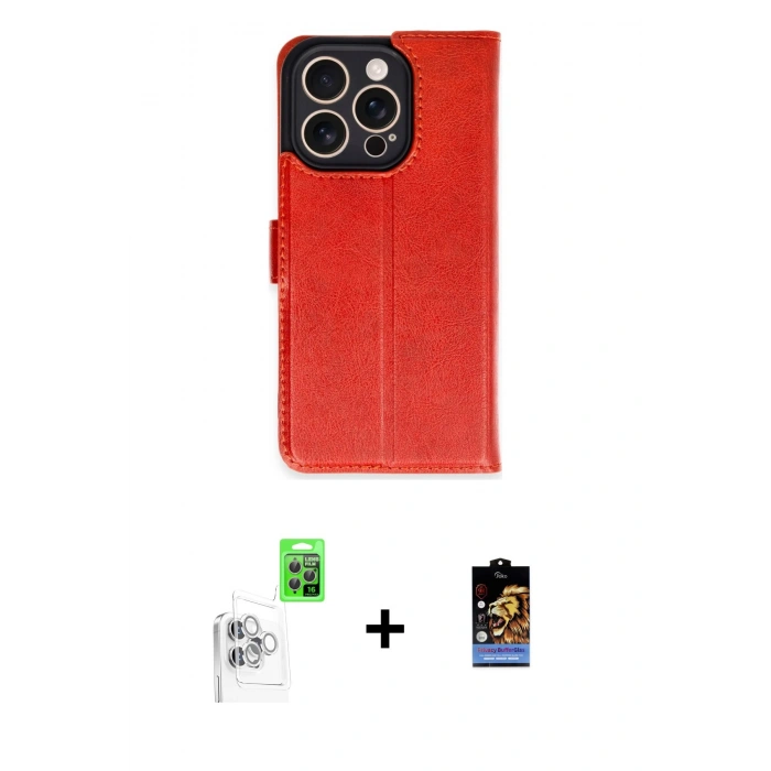 MARSİLYAN™- iPhone 16 Pro Kılıf Siluet Işık Serisi - Siyah Buffer Hayalet Cam Ekran Koruyucu + Raze Metal Kamera Lens - BZ