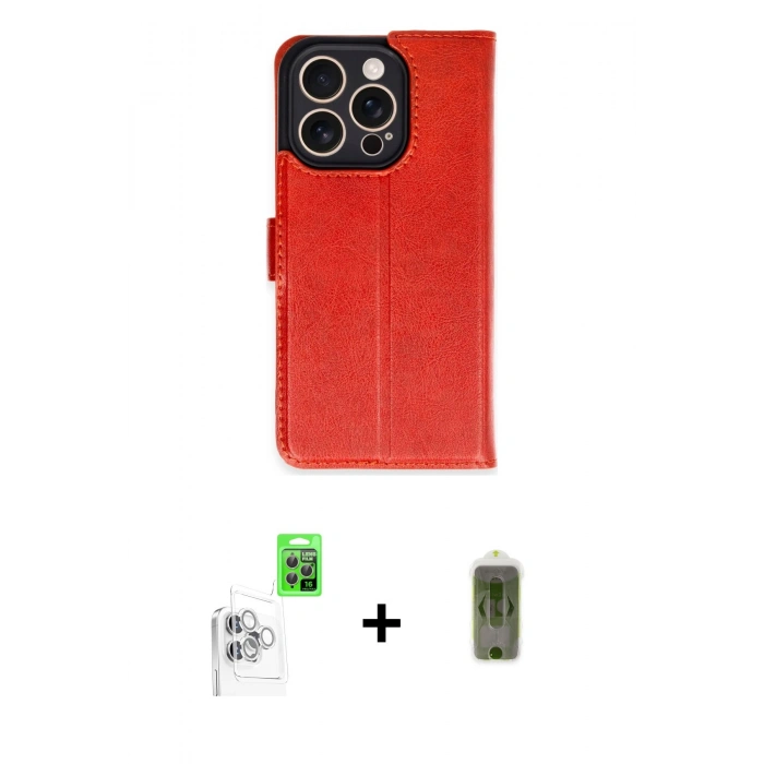 MARSİLYAN™- iPhone 16 Pro Kılıf Siluet Işık Serisi - Siyah Joko Magic 5D Hayalet Cam + Raze Metal Kamera Lens - BZ