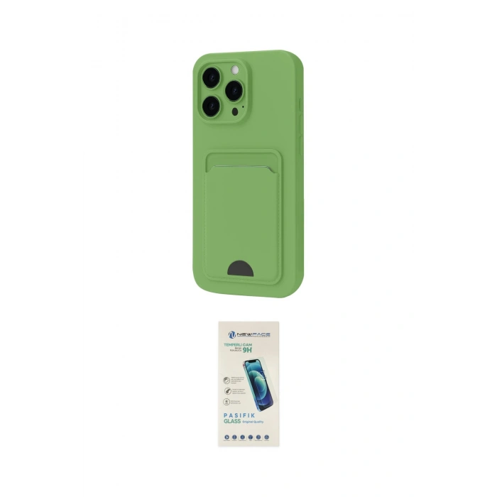 MARSİLYAN™- iPhone 16 Pro Kılıf Vadi Çizgi Prime - Şeffaf Pasifik Cam Ekran Koruyucu