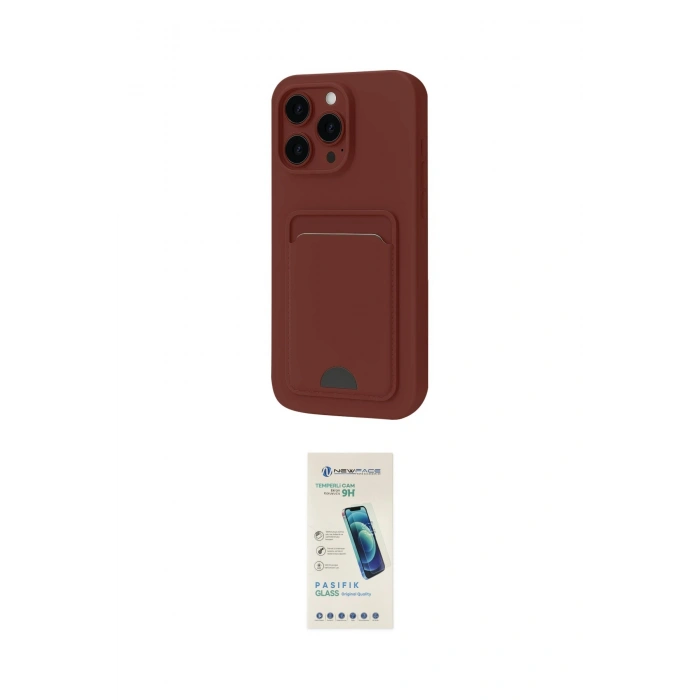 MARSİLYAN™- iPhone 16 Pro Kılıf Vadi Çizgi Prime - Şeffaf Pasifik Cam Ekran Koruyucu