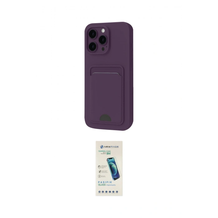 MARSİLYAN™- iPhone 16 Pro Kılıf Vadi Çizgi Prime - Şeffaf Pasifik Cam Ekran Koruyucu
