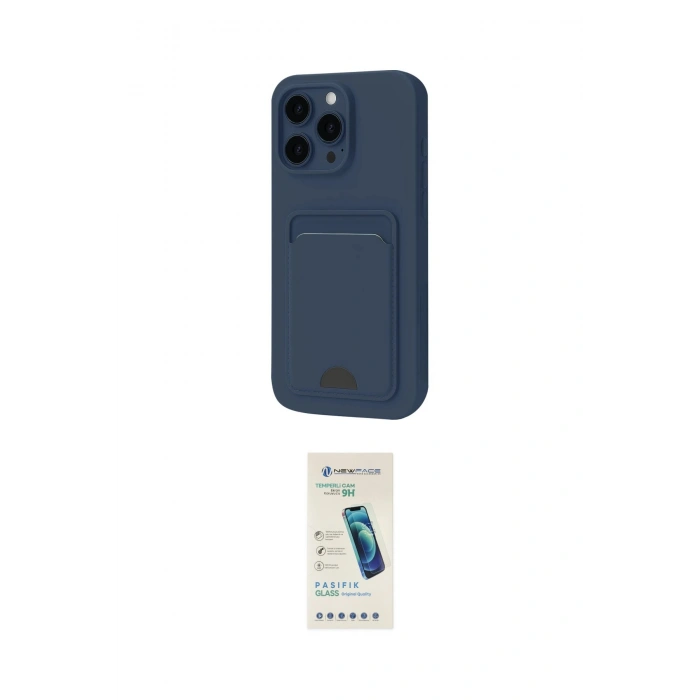 MARSİLYAN™- iPhone 16 Pro Kılıf Vadi Çizgi Prime - Şeffaf Pasifik Cam Ekran Koruyucu