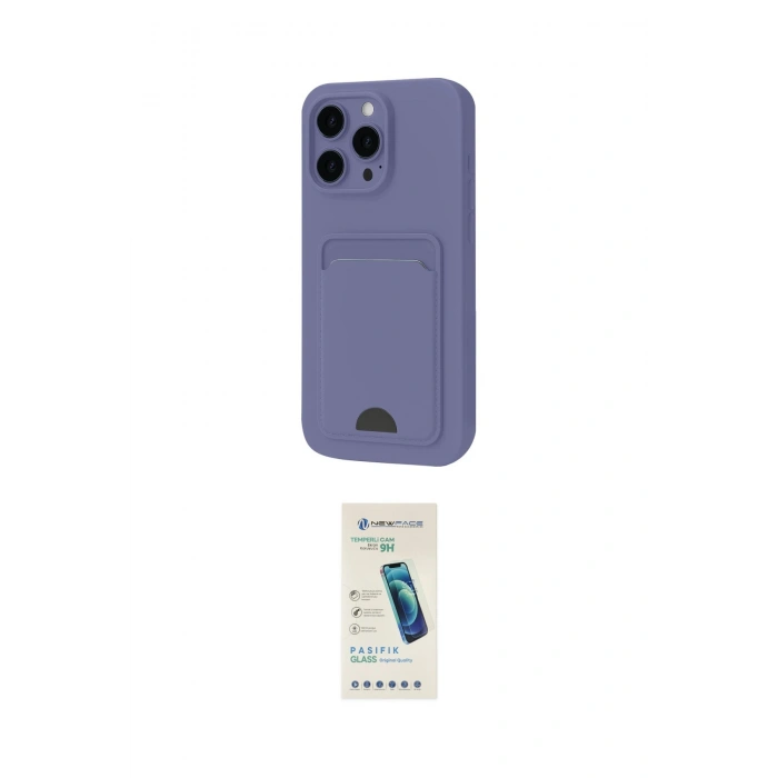 MARSİLYAN™- iPhone 16 Pro Kılıf Vadi Çizgi Prime - Şeffaf Pasifik Cam Ekran Koruyucu