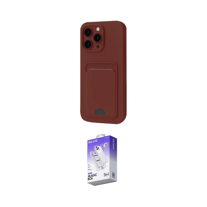 MARSİLYAN™- iPhone 16 Pro Kılıf Vadi Çizgi Prime - Siyah Bilvis 5in1 3D Magic Cam Ekran Koruyucu