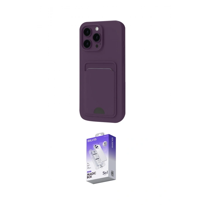 MARSİLYAN™- iPhone 16 Pro Kılıf Vadi Çizgi Prime - Siyah Bilvis 5in1 3D Magic Cam Ekran Koruyucu