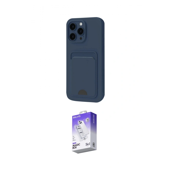 MARSİLYAN™- iPhone 16 Pro Kılıf Vadi Çizgi Prime - Siyah Bilvis 5in1 3D Magic Cam Ekran Koruyucu