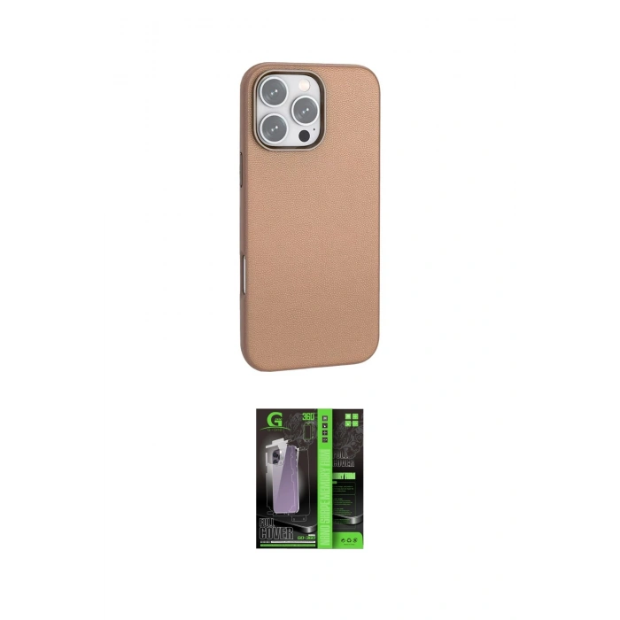 MARSİLYAN™- iPhone 16 Pro Kılıf Zirve Modern Prime - Şeffaf 360 Full Body Arka Koruyucu