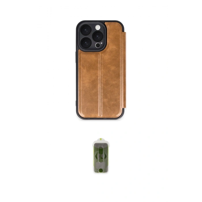 MARSİLYAN™- iPhone 16 Pro Kılıf Zirve Yansıma Serisi - Siyah Joko Magic 5D Hayalet Cam