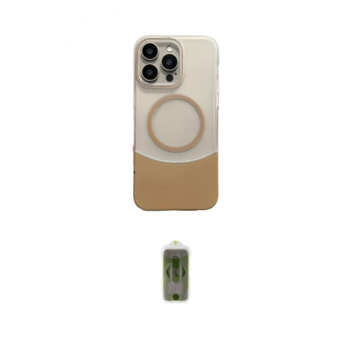 MARSİLYAN™- iPhone 16 Pro Max Kılıf Kozmos Form Özel Seri - Siyah Joko Magic 5D Hayalet Cam