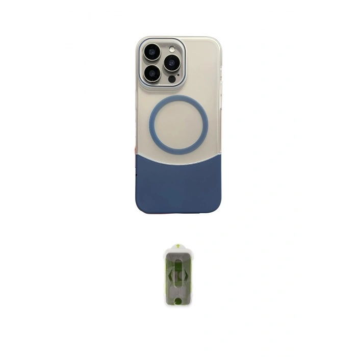 MARSİLYAN™- iPhone 16 Pro Max Kılıf Kozmos Form Özel Seri - Siyah Joko Magic 5D Hayalet Cam
