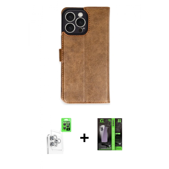 MARSİLYAN™- iPhone 16 Pro Max Kılıf Siluet Işık Serisi - Şeffaf 360 Full Body Arka Koruyucu + Raze Metal Kamera Lens - BZ