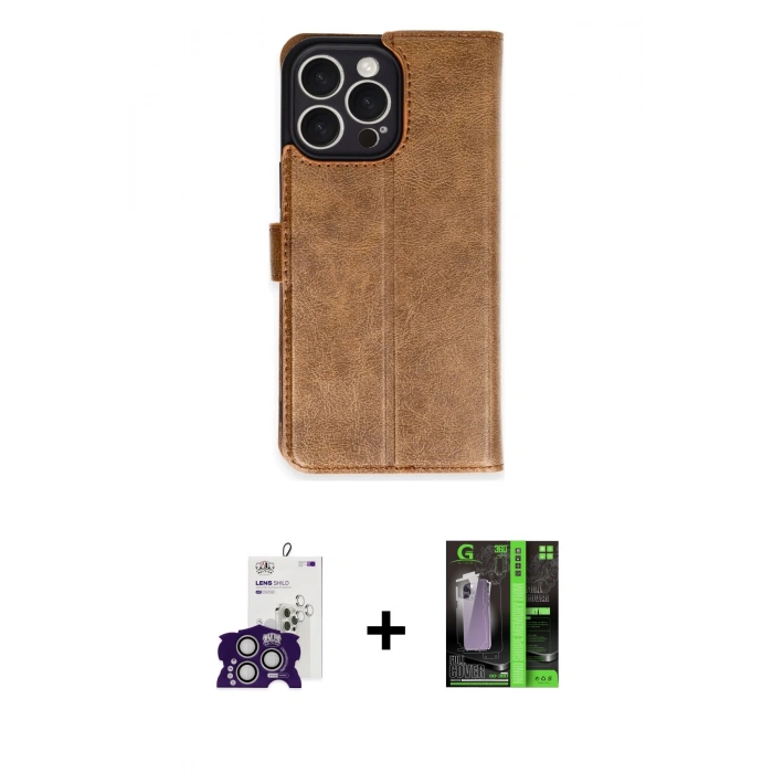 MARSİLYAN™- iPhone 16 Pro Max Kılıf Siluet Işık Serisi - Şeffaf 360 Full Body Arka Koruyucu + Gümüş Bilvis Titan Kamera Lens