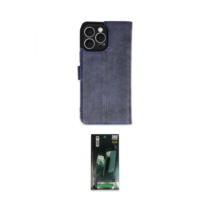 MARSİLYAN™- iPhone 16 Pro Max Kılıf Siluet Işık Serisi - Siyah 360 Mat Full Body Arka Koruyucu