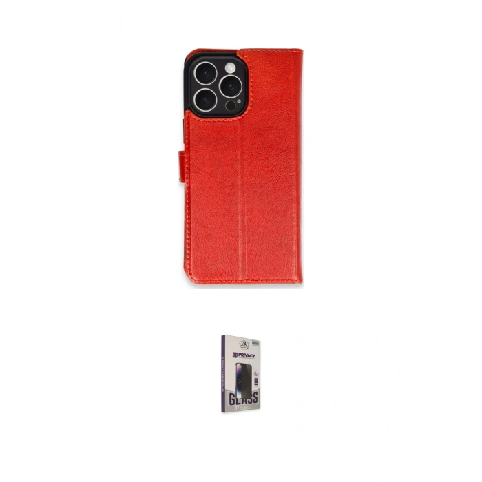 MARSİLYAN™- iPhone 16 Pro Max Kılıf Siluet Işık Serisi - Siyah Bilvis Hayalet Cam Ekran Koruyucu