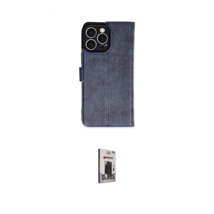 MARSİLYAN™- iPhone 16 Pro Max Kılıf Siluet Işık Serisi - Siyah Bilvis Hayalet Cam Ekran Koruyucu