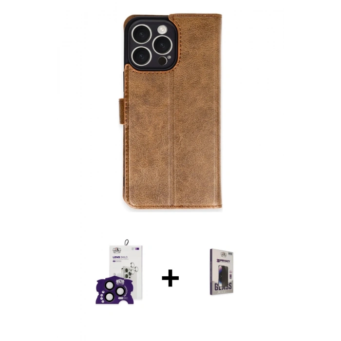 MARSİLYAN™- iPhone 16 Pro Max Kılıf Siluet Işık Serisi - Siyah Bilvis Hayalet Cam Ekran Koruyucu + Bilvis Titan Kamera Lens - SH