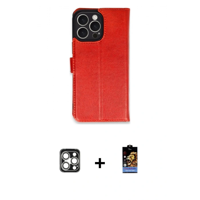 MARSİLYAN™- iPhone 16 Pro Max Kılıf Siluet Işık Serisi - Siyah Buffer Hayalet Cam Ekran Koruyucu + Gümüş PVD Metal Kamera Lens