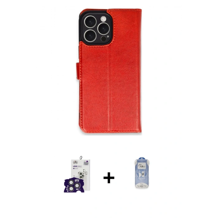 MARSİLYAN™- iPhone 16 Pro Max Kılıf Siluet Işık Serisi - Siyah Joko Magic 5D Cam + Bilvis Titan Kamera Lens - TMGI