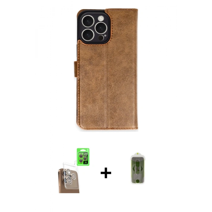 MARSİLYAN™- iPhone 16 Pro Max Kılıf Siluet Işık Serisi - Siyah Joko Magic 5D Hayalet Cam + Raze Metal Kamera Lens - CLTM