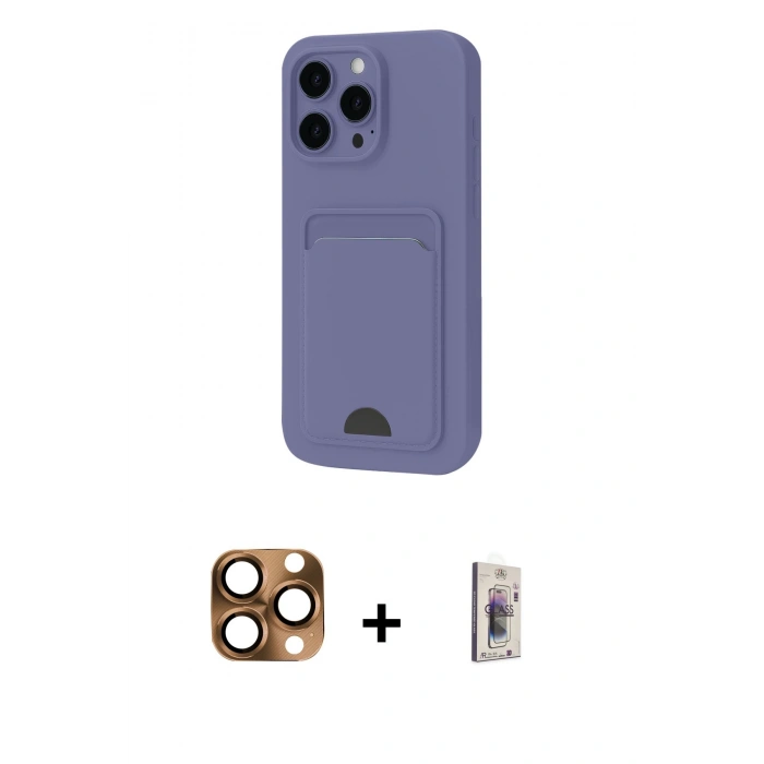 MARSİLYAN™- iPhone 16 Pro Max Kılıf Vadi Çizgi Prime - Siyah Bilvis 3D Cam Ekran Koruyucu + Çöl Titanyum Pers Alüminyum Kamera Lens