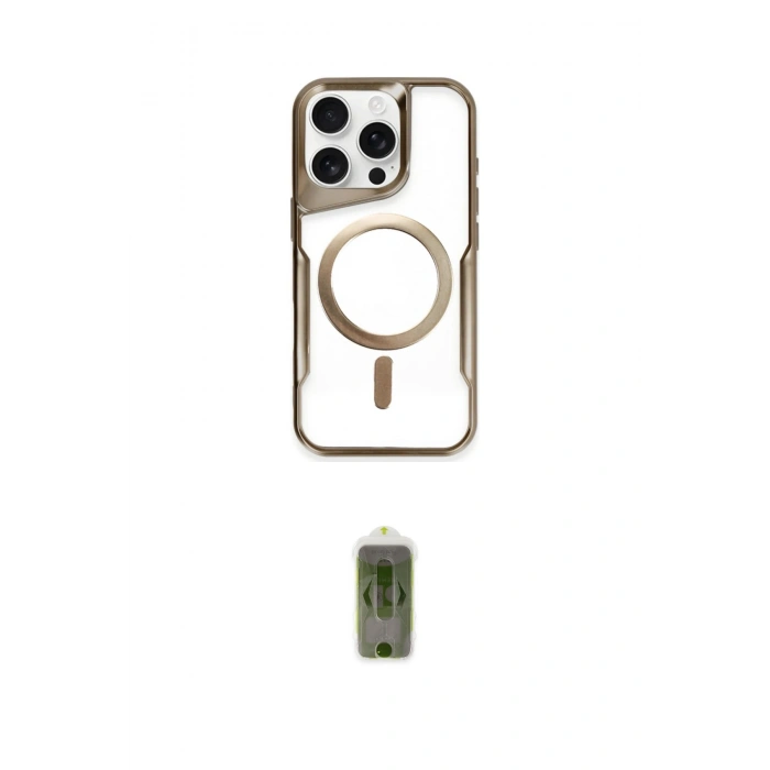 MARSİLYAN™- iPhone 16 Pro Max Kılıf Yadigar Klasik Özel Seri - Siyah Joko Magic 5D Hayalet Cam