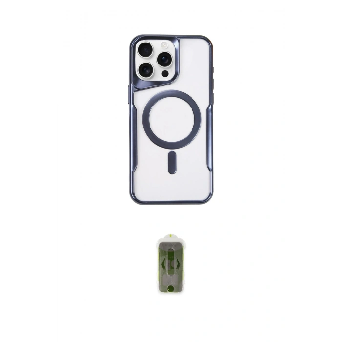 MARSİLYAN™- iPhone 16 Pro Max Kılıf Yadigar Klasik Özel Seri - Siyah Joko Magic 5D Hayalet Cam
