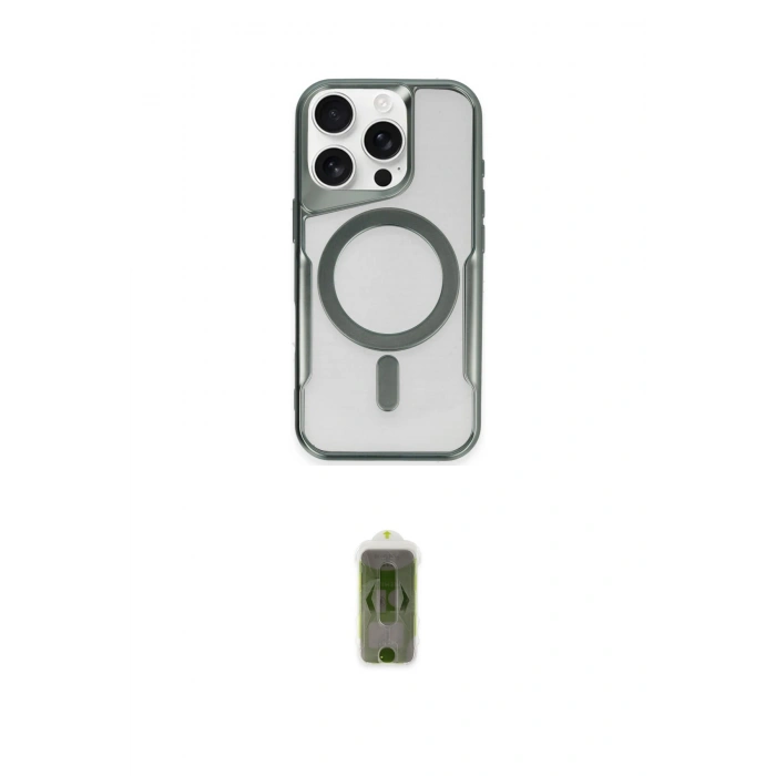 MARSİLYAN™- iPhone 16 Pro Max Kılıf Yadigar Klasik Özel Seri - Siyah Joko Magic 5D Hayalet Cam