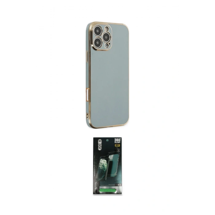 MARSİLYAN™- iPhone 16 Pro Max Kılıf Yankı Serisi - Siyah 360 Mat Full Body Arka Koruyucu