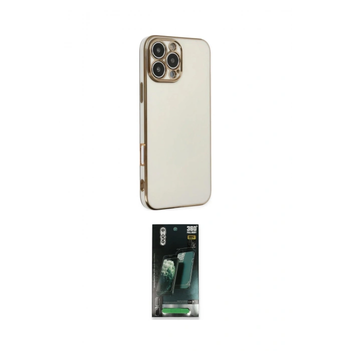 MARSİLYAN™- iPhone 16 Pro Max Kılıf Yankı Serisi - Siyah 360 Mat Full Body Arka Koruyucu