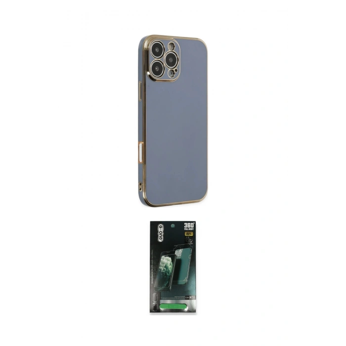 MARSİLYAN™- iPhone 16 Pro Max Kılıf Yankı Serisi - Siyah 360 Mat Full Body Arka Koruyucu