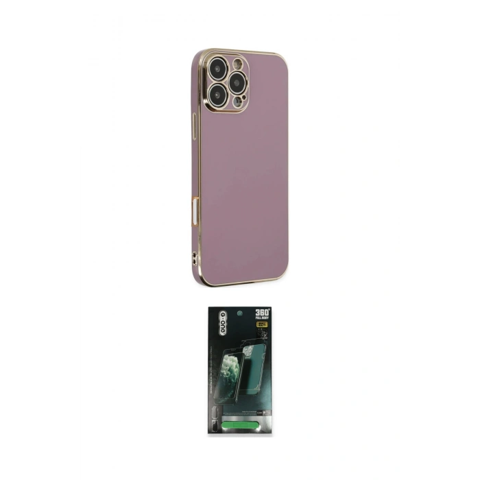 MARSİLYAN™- iPhone 16 Pro Max Kılıf Yankı Serisi - Siyah 360 Mat Full Body Arka Koruyucu