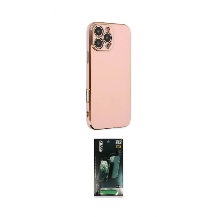 MARSİLYAN™- iPhone 16 Pro Max Kılıf Yankı Serisi - Siyah 360 Mat Full Body Arka Koruyucu