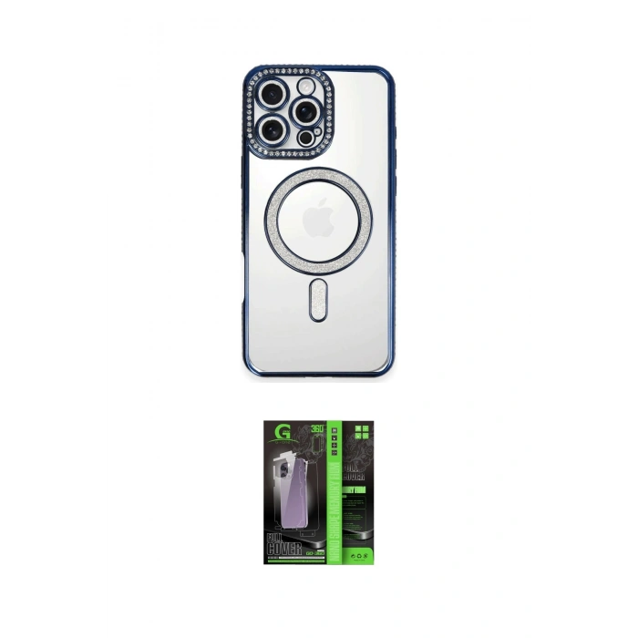 MARSİLYAN™- iPhone 16 Pro Max Kılıf Zirve Doku Prime - Şeffaf 360 Full Body Arka Koruyucu