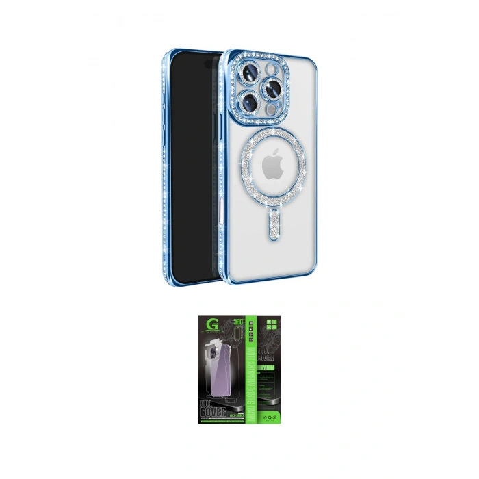 MARSİLYAN™- iPhone 16 Pro Max Kılıf Zirve Doku Prime - Şeffaf 360 Full Body Arka Koruyucu