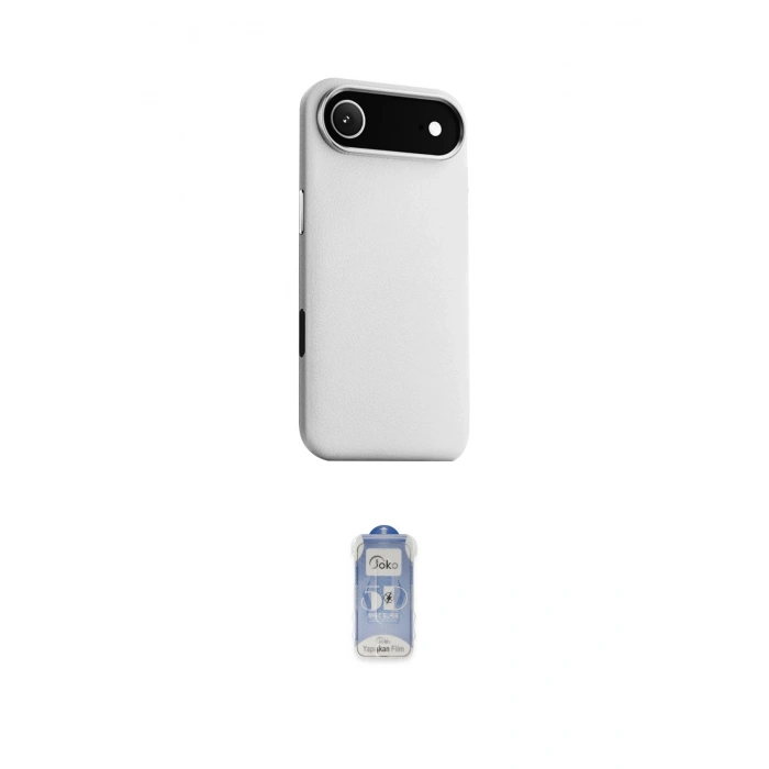 MARSİLYAN™- iPhone 17 Air Kılıf Zirve Modern Prime - Siyah Joko Magic 5D Cam