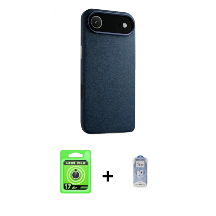 MARSİLYAN™- iPhone 17 Air Kılıf Zirve Modern Prime - Siyah Joko Magic 5D Cam + Raze Metal Kamera Lens - GS