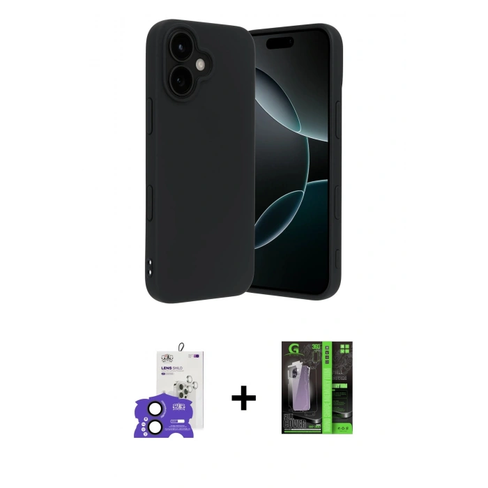 MARSİLYAN™- iPhone 17 Kılıf Kozmos Yansıma Özel Seri - Şeffaf 360 Full Body Arka Koruyucu + Bilvis Titan Kamera Lens - SH