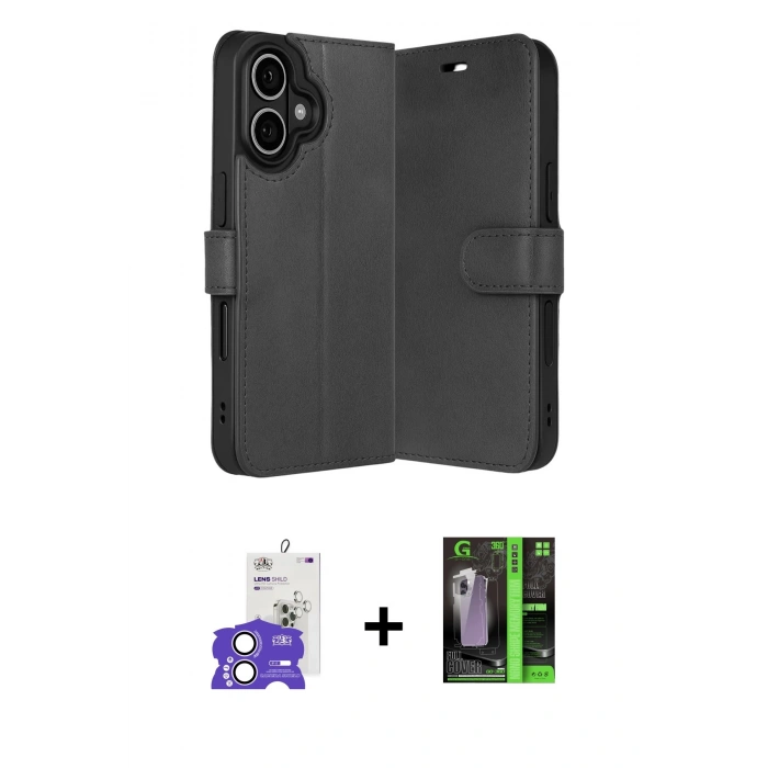 MARSİLYAN™- iPhone 17 Kılıf Siluet Işık Serisi - Şeffaf 360 Full Body Arka Koruyucu + Bilvis Titan Kamera Lens - LA