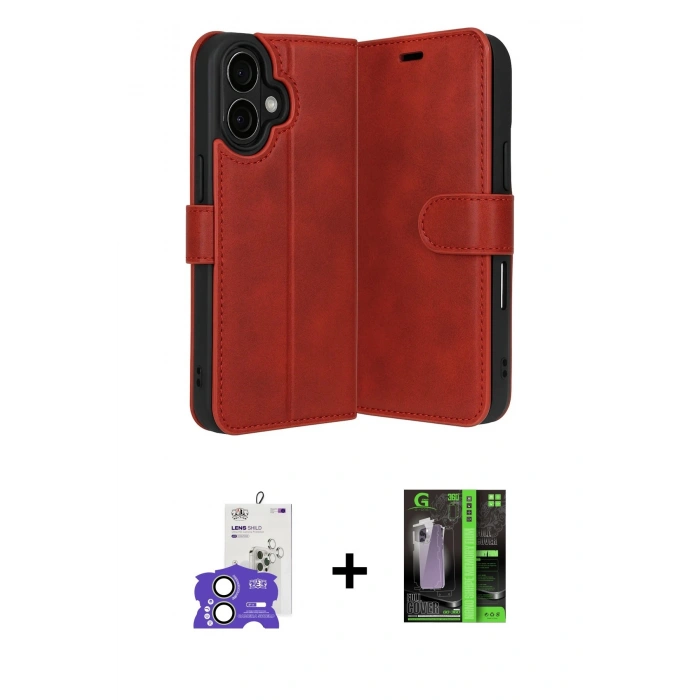 MARSİLYAN™- iPhone 17 Kılıf Siluet Işık Serisi - Siyah 360 Mat Full Body Arka Koruyucu + Bilvis Titan Kamera Lens - AKYL