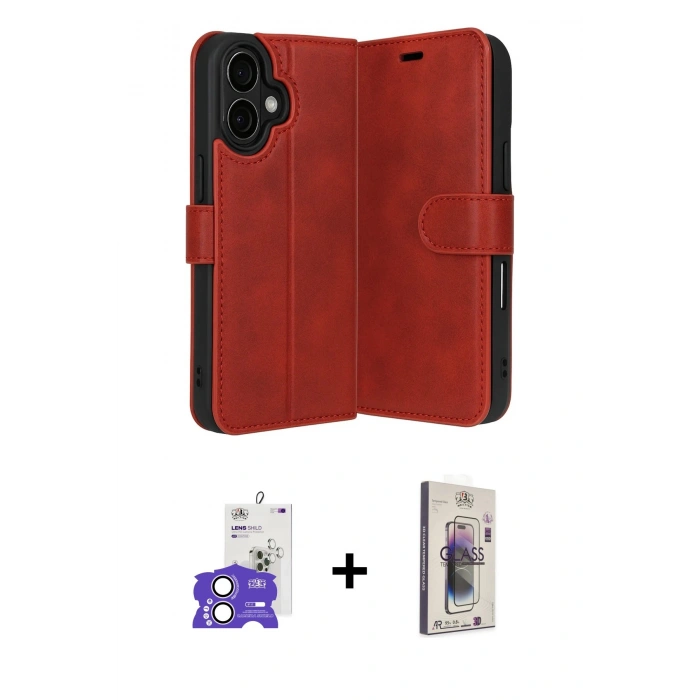 MARSİLYAN™- iPhone 17 Kılıf Siluet Işık Serisi - Siyah Bilvis 3D Cam Ekran Koruyucu + Bilvis Titan Kamera Lens - LA
