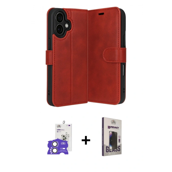 MARSİLYAN™- iPhone 17 Kılıf Siluet Işık Serisi - Siyah Bilvis Hayalet Cam Ekran Koruyucu + Bilvis Titan Kamera Lens - LA