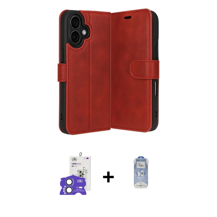 MARSİLYAN™- iPhone 17 Kılıf Siluet Işık Serisi - Siyah Joko Magic 5D Cam + Bilvis Titan Kamera Lens - AKMI