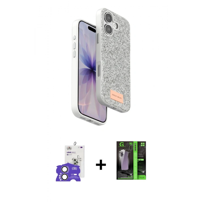 MARSİLYAN™- iPhone 17 Kılıf Vadi Klasik Serisi - Siyah 360 Mat Full Body Arka Koruyucu + Bilvis Titan Kamera Lens - AKYL
