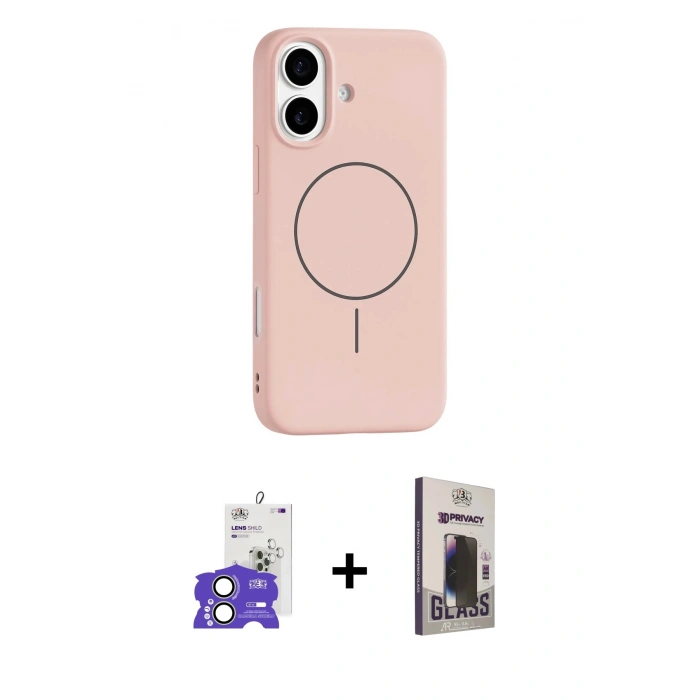 MARSİLYAN™- iPhone 17 Kılıf Yankı Form Serisi - Siyah Bilvis Hayalet Cam Ekran Koruyucu + Bilvis Titan Kamera Lens - AKYL