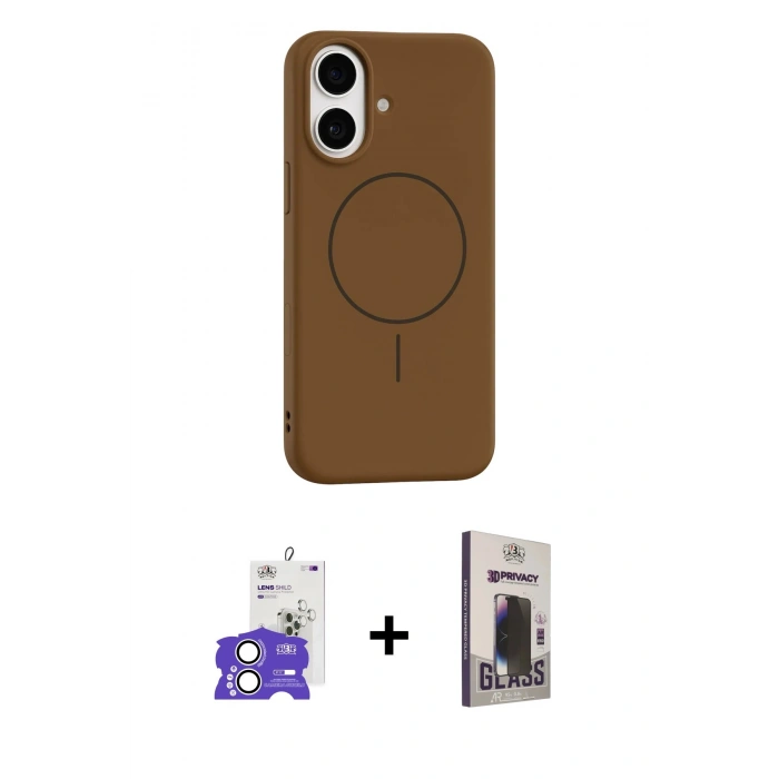 MARSİLYAN™- iPhone 17 Kılıf Yankı Form Serisi - Siyah Bilvis Hayalet Cam Ekran Koruyucu + Bilvis Titan Kamera Lens - GS